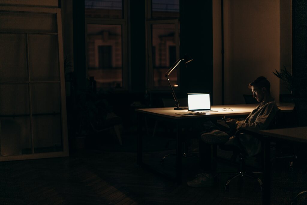 alone at work